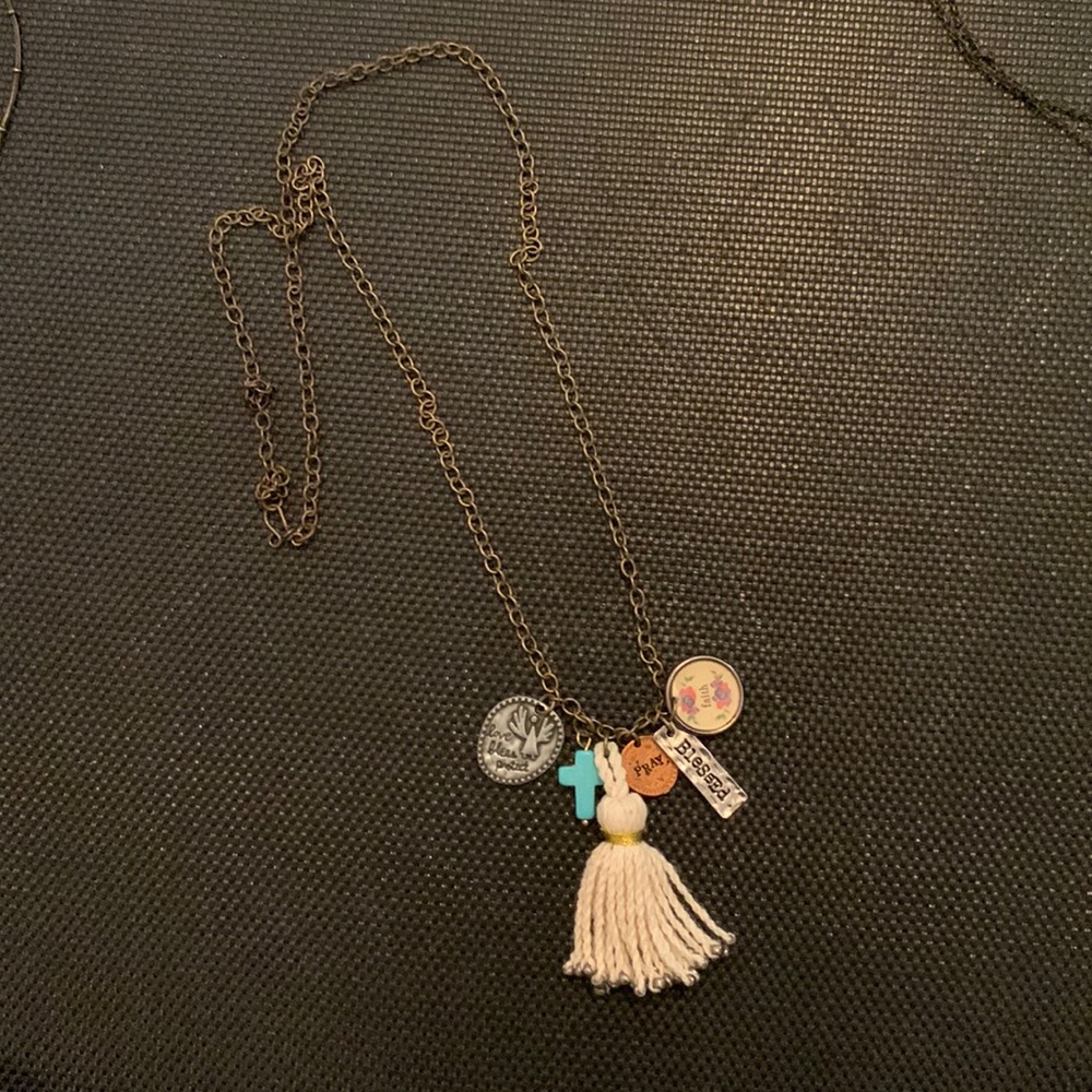Natural Life necklace with charms
